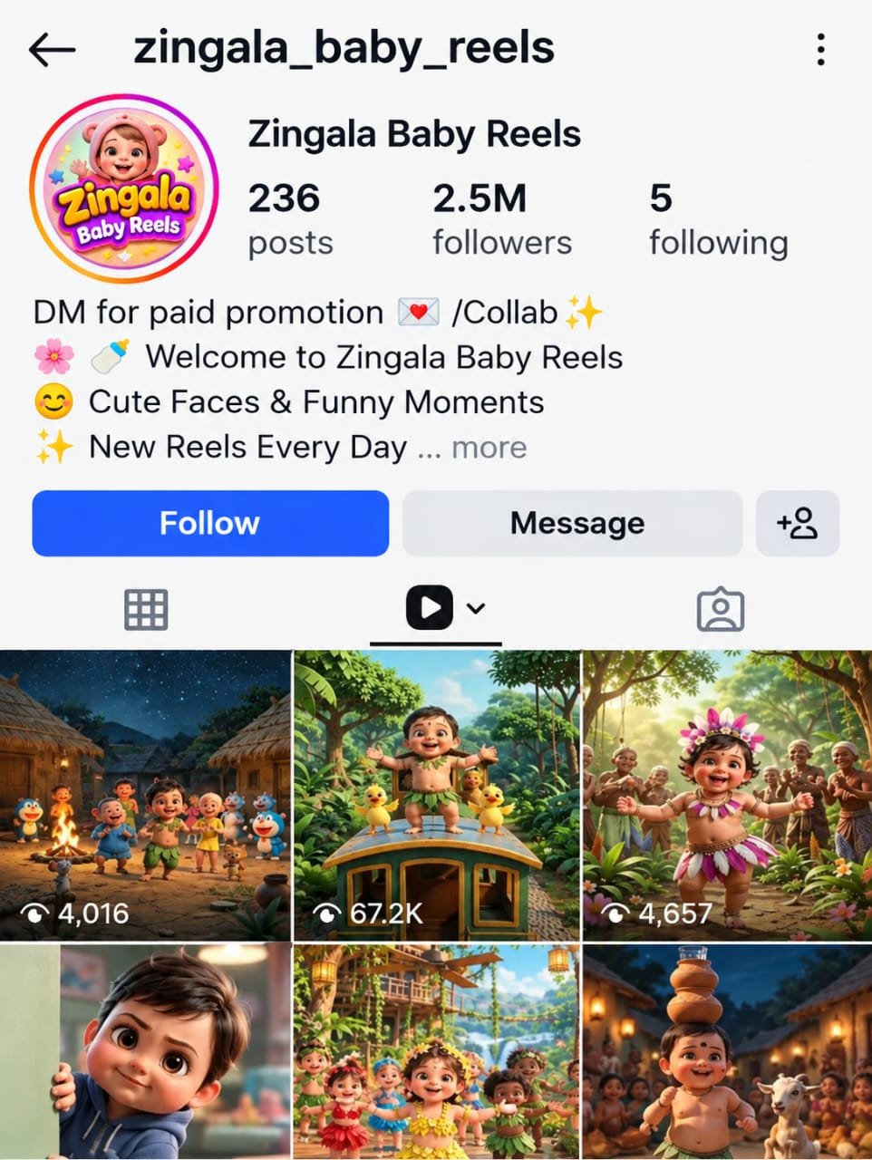 Creator growth example 5
